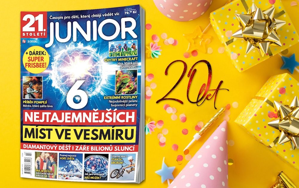 Od tamtamů po umělou inteligenci: Časopis 21. století JUNIOR slaví 20 let na trhu