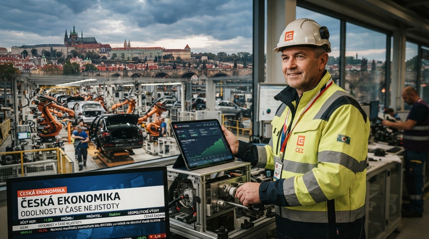Česká ekonomika je odolná navzdory geopolitické nejistotě