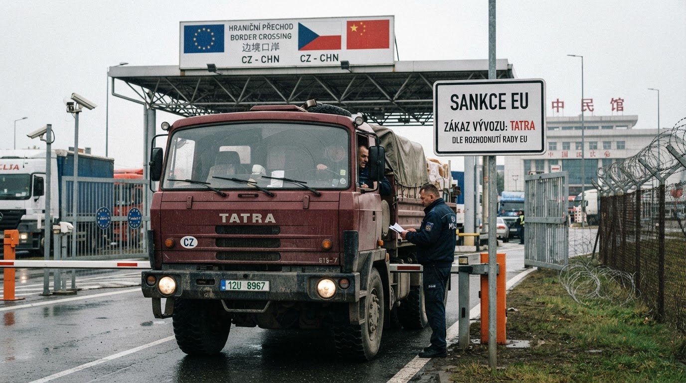 Čína zařadila Tatru na exportní sankční seznam EU