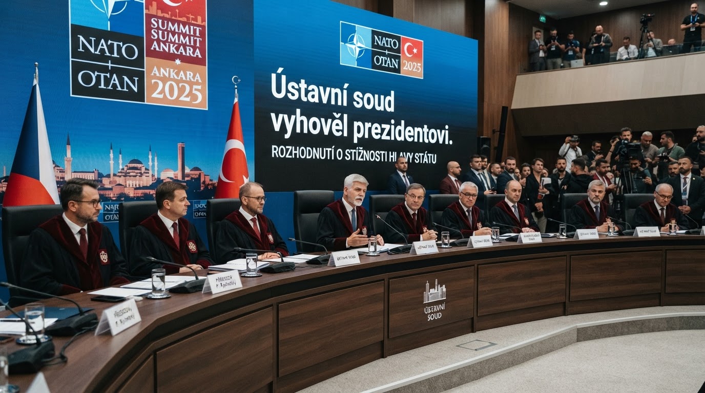 Ústavní soud vyhověl prezidentovi ve sporu o summit NATO v Ankaře