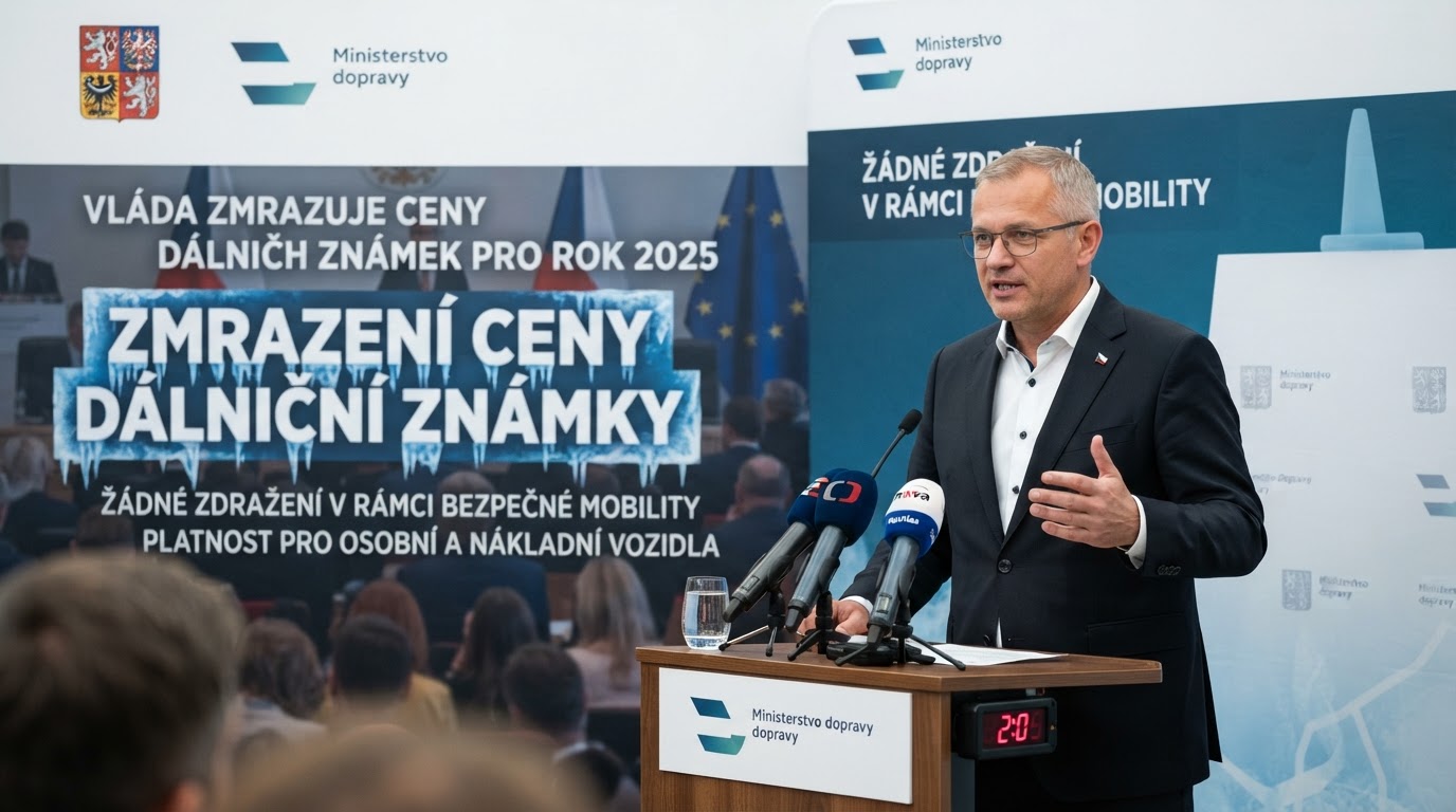 Vláda představila plán na zmrazení ceny dálniční známky