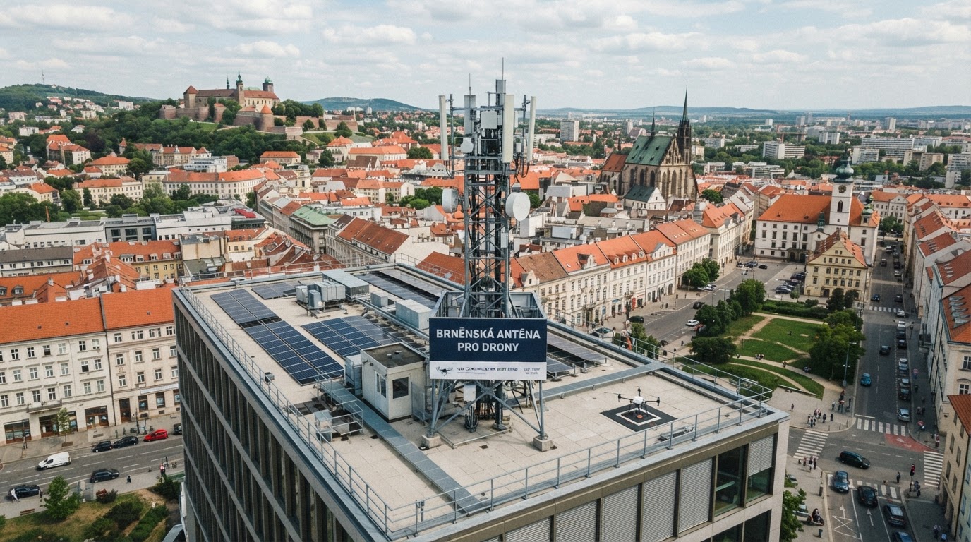 Brněnská anténa umožní řízení dronů bez dohledu pilota, chystá se do výroby
