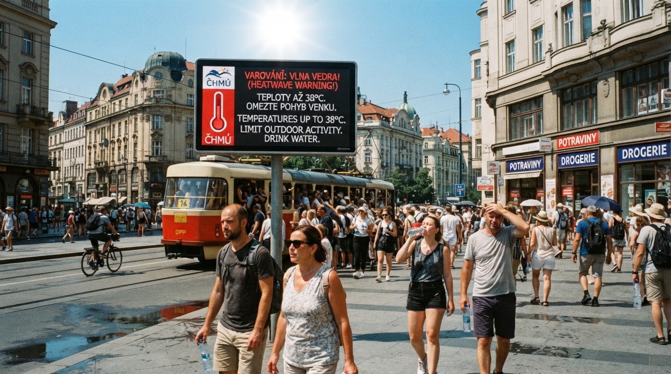 V Česku platí výstraha před vlnou veder