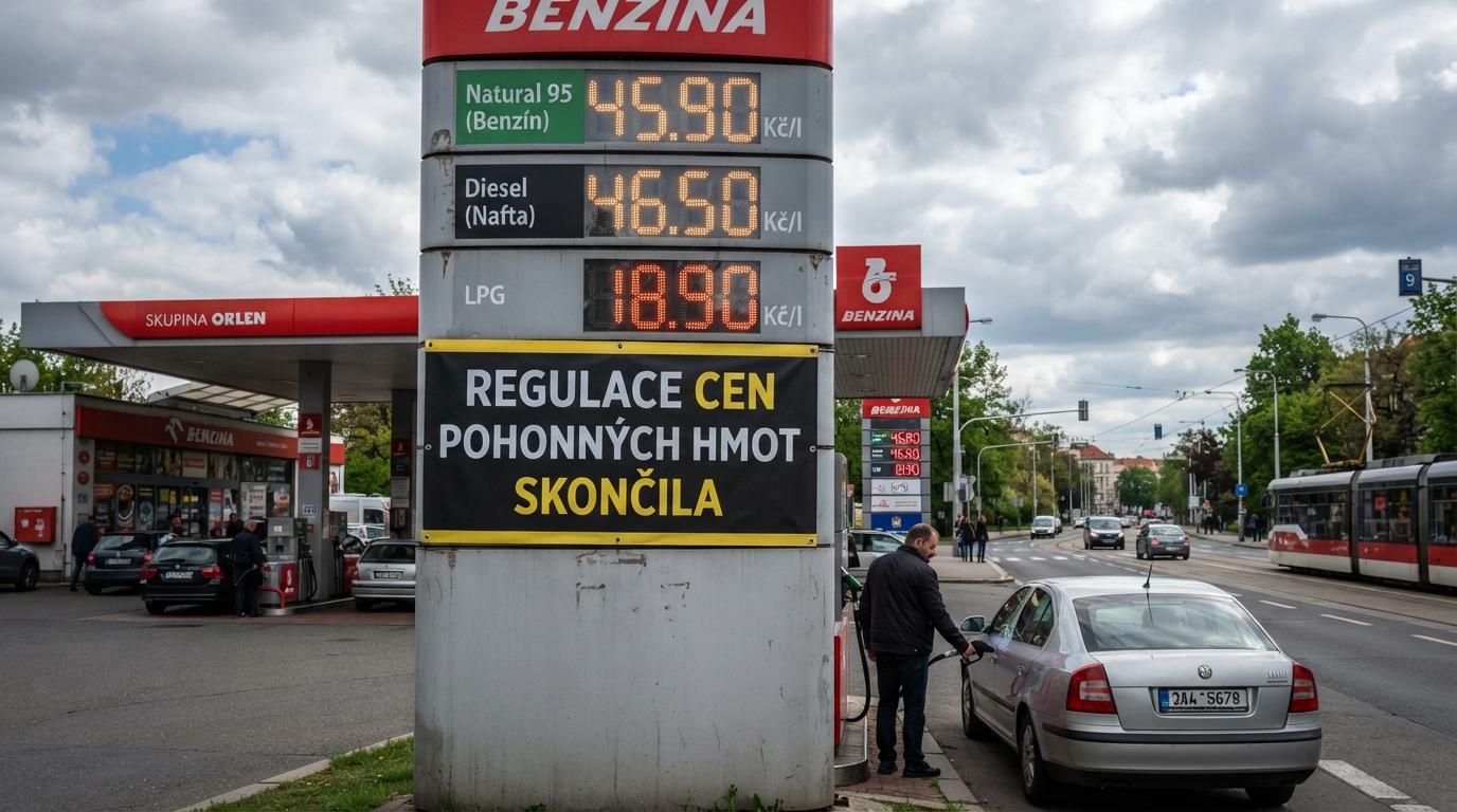 Vláda neprodloužila regulaci cen pohonných hmot v Česku